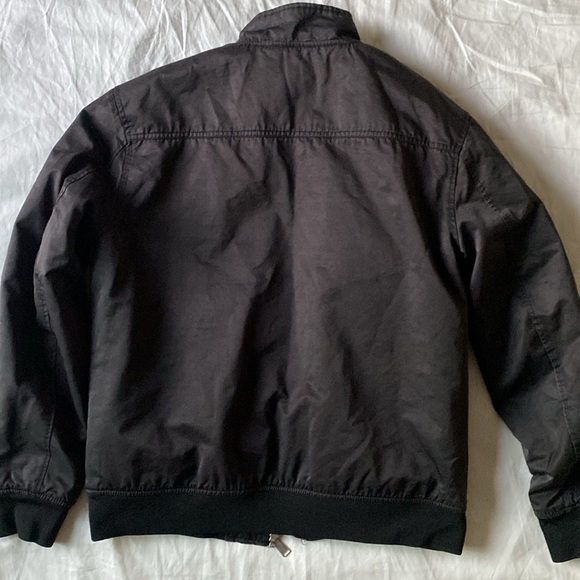 H&M Black Bomber Jacket Sz M - Picture 3 of 11